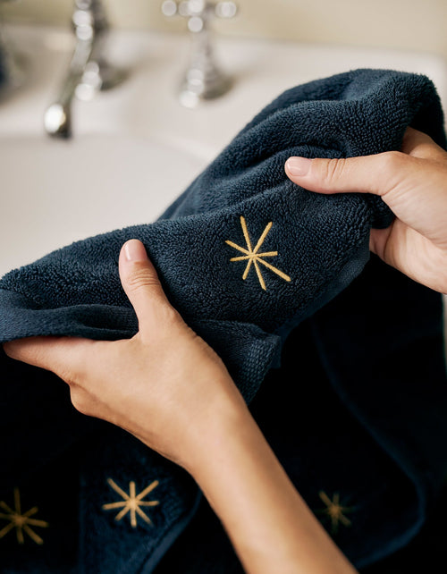 5-Star Hotel Plush Organic Cotton Bath Sheet - Pluie d'Étoiles